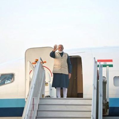 PM Modi arrives in Paro, to receive Bhutan’s highest civilian award